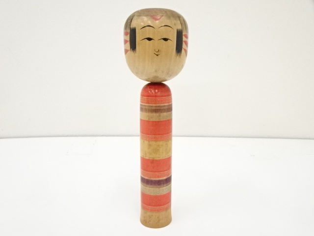TRADITIONAL JAPANESE CRAFT / KOKESHI DOLL (25.2 cm)/ ARTISAN WORK